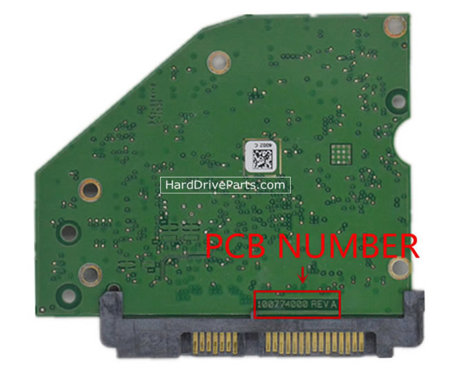 Seagate ST250DM000 Carte PCB 100774000