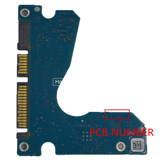 Seagate ST1000LM035 Carte PCB 100781943