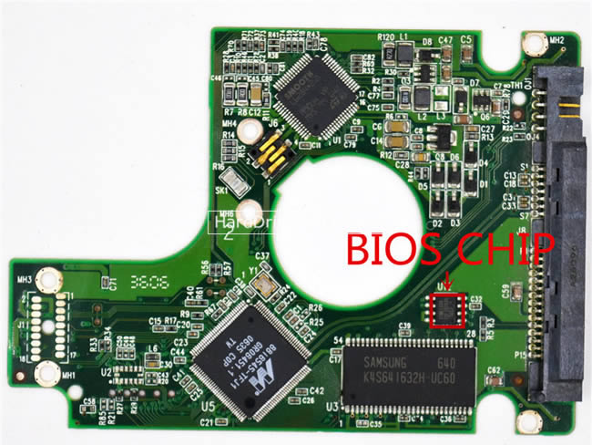 WD WD1200BEVS-22LAT0 Carte PCB 2060-701424-007