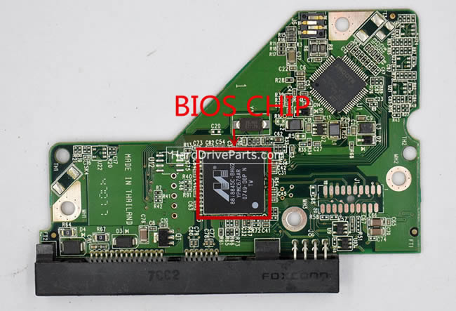 WD WD2500AAKS-22VSA0 Carte PCB 2060-701537-002