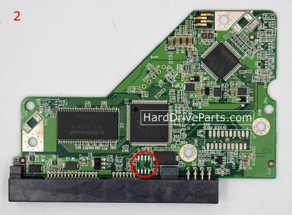 WD WD3200AAKX Carte PCB 2060-701590-001