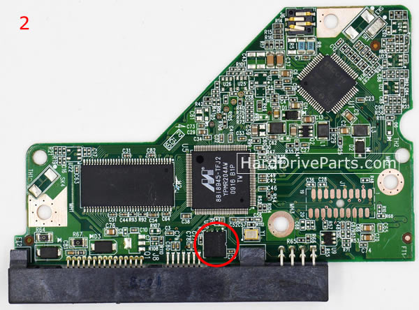WD WD3200AAKS Carte PCB 2060-701640-001