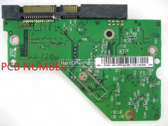 WD WD7500AADS Carte PCB 2060-701640-001