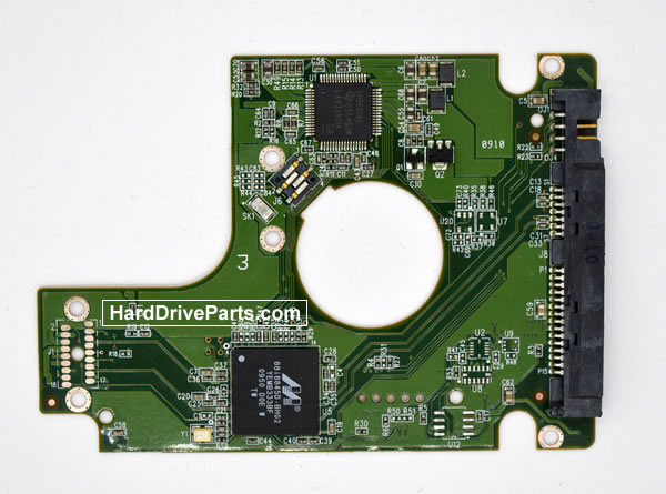 WD WD800BEVT Carte PCB 2060-771574-001 - Cliquez sur l'image pour la fermer