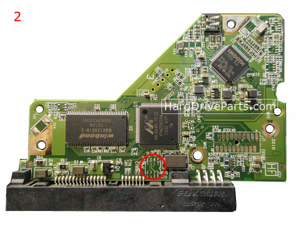 WD WD800AAJS Carte PCB 2060-771590-001