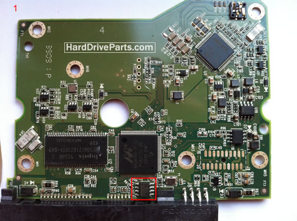 WD WD1501FASS Carte PCB 2060-771624-001