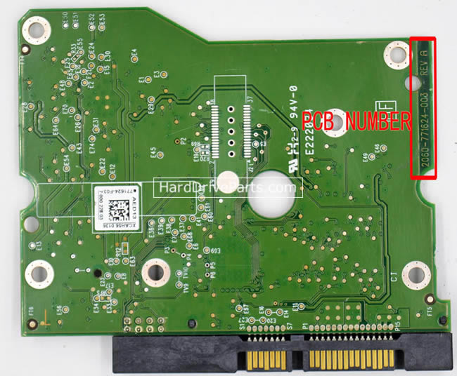 WD WD1502FYPS Carte PCB 2060-771642-003