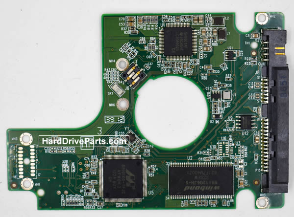 WD WD1600BEKX Carte PCB 2060-771692-006 - Cliquez sur l'image pour la fermer