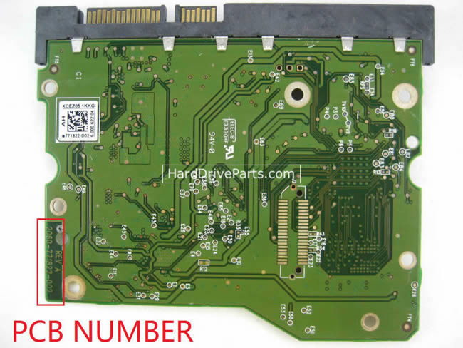 WD WD4003FZEX Carte PCB 2060-771822-002