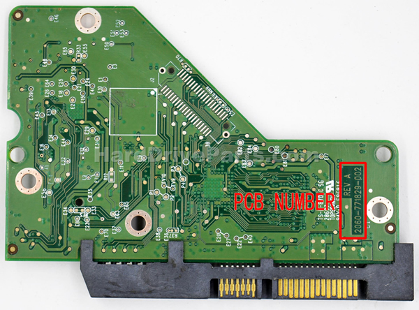 2060-771829-002 PCB Disque Dur WD - Cliquez sur l'image pour la fermer