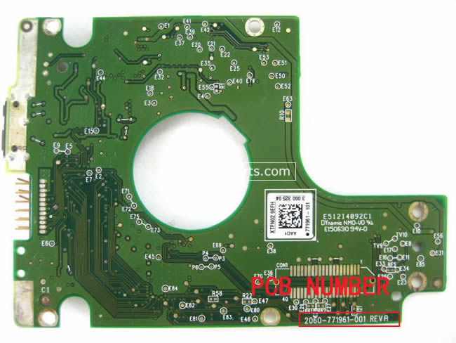 WD WD7500BMVW Carte PCB 2060-771961-001