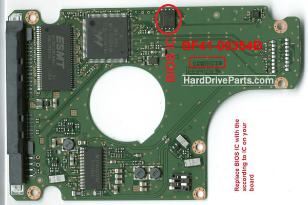 Samsung ST320LM001 Carte PCB BF41-00354B