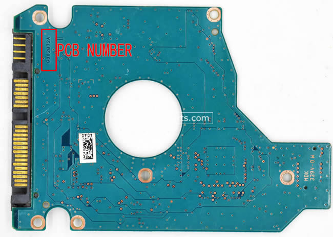 Toshiba MK5061GSY Carte PCB G002872A