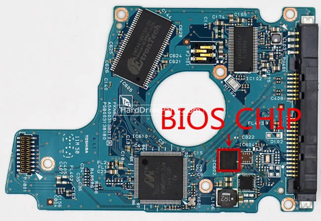 Toshiba MQ01ABD100 Carte PCB G003138A