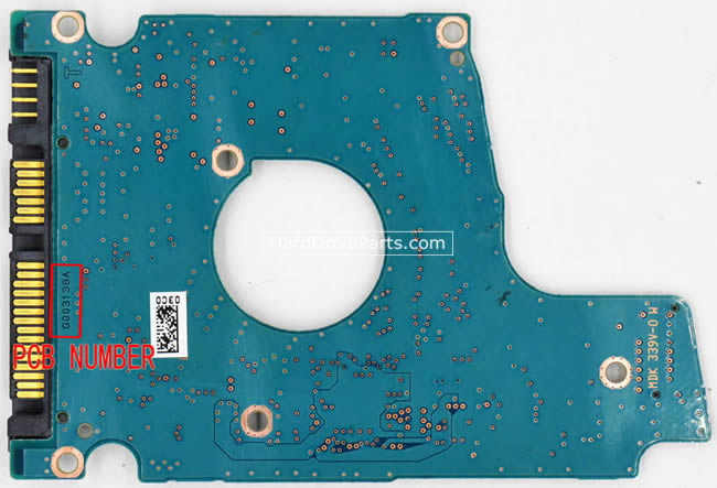 Toshiba MQ01ABD100 Carte PCB G003138A